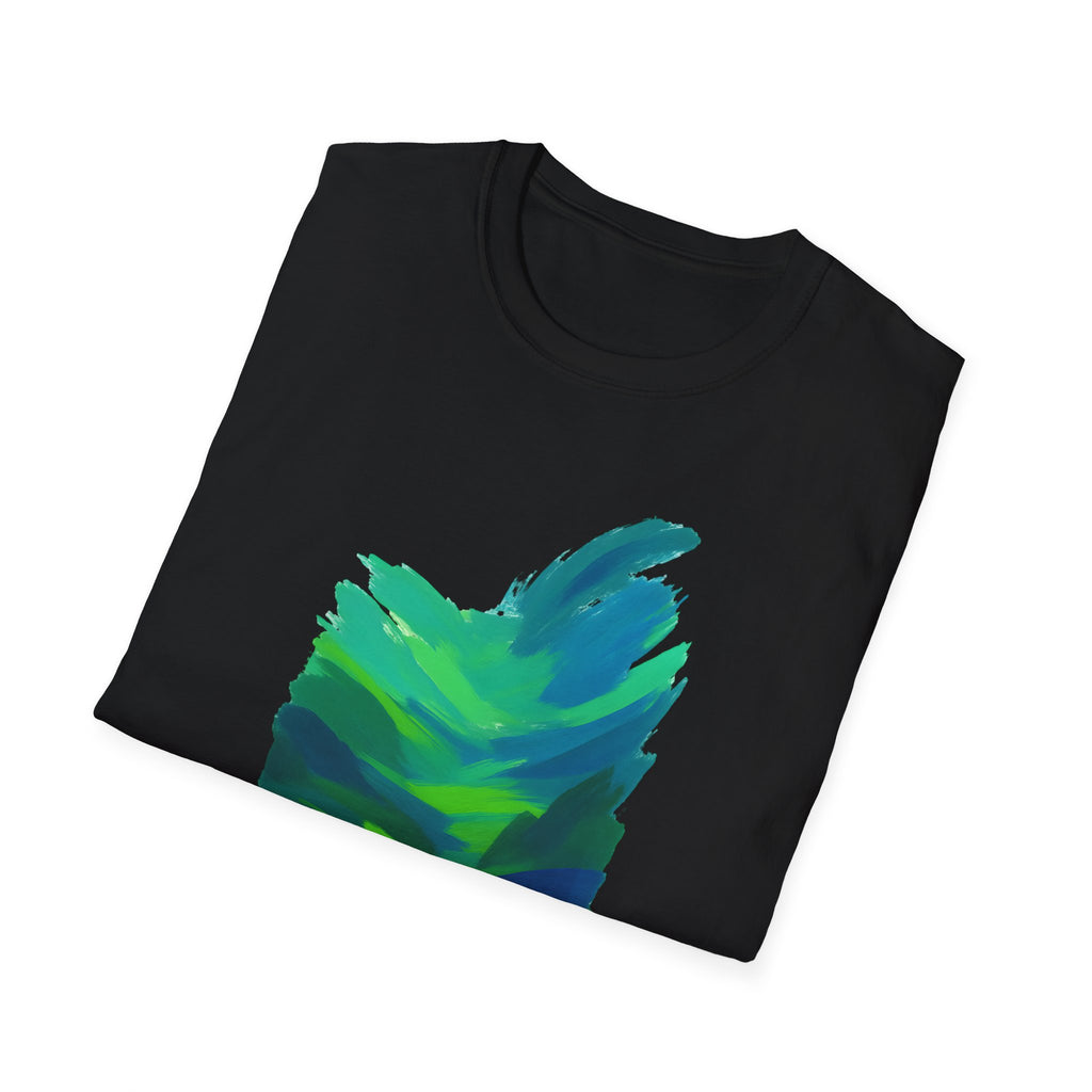 Abstract Green Landscape T-Shirt