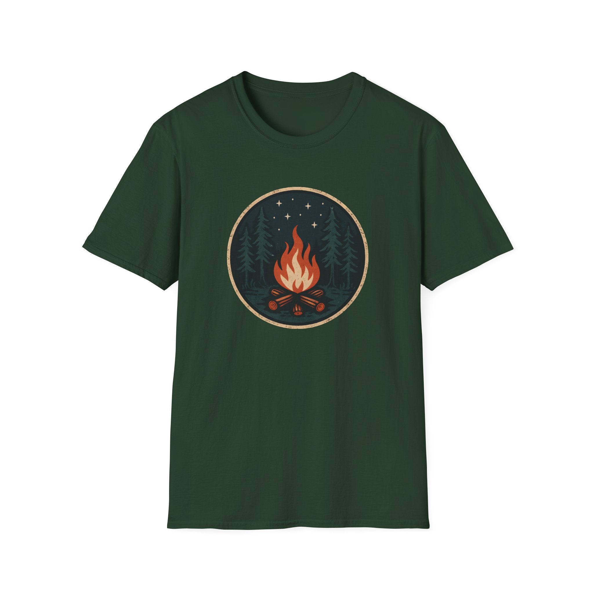 Forest Campfire at Night T-Shirt