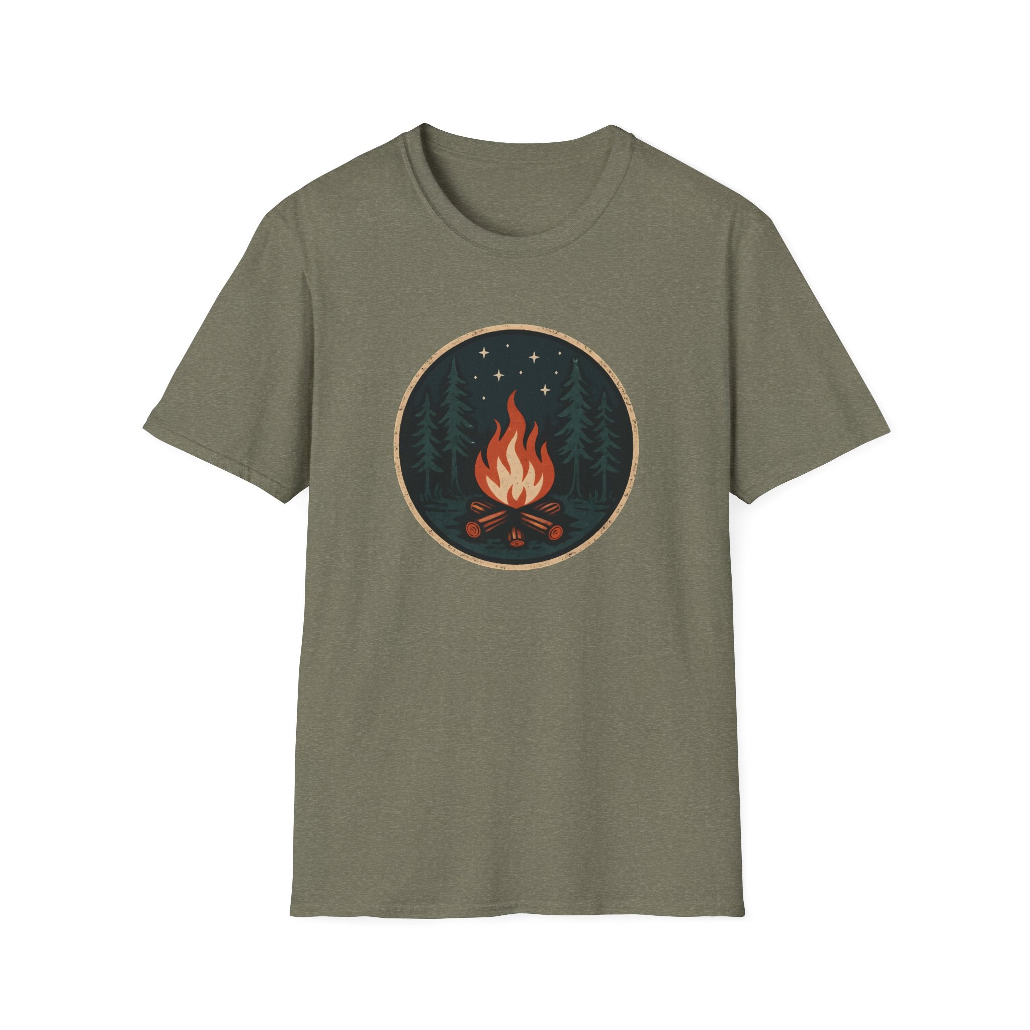 Forest Campfire at Night T-Shirt
