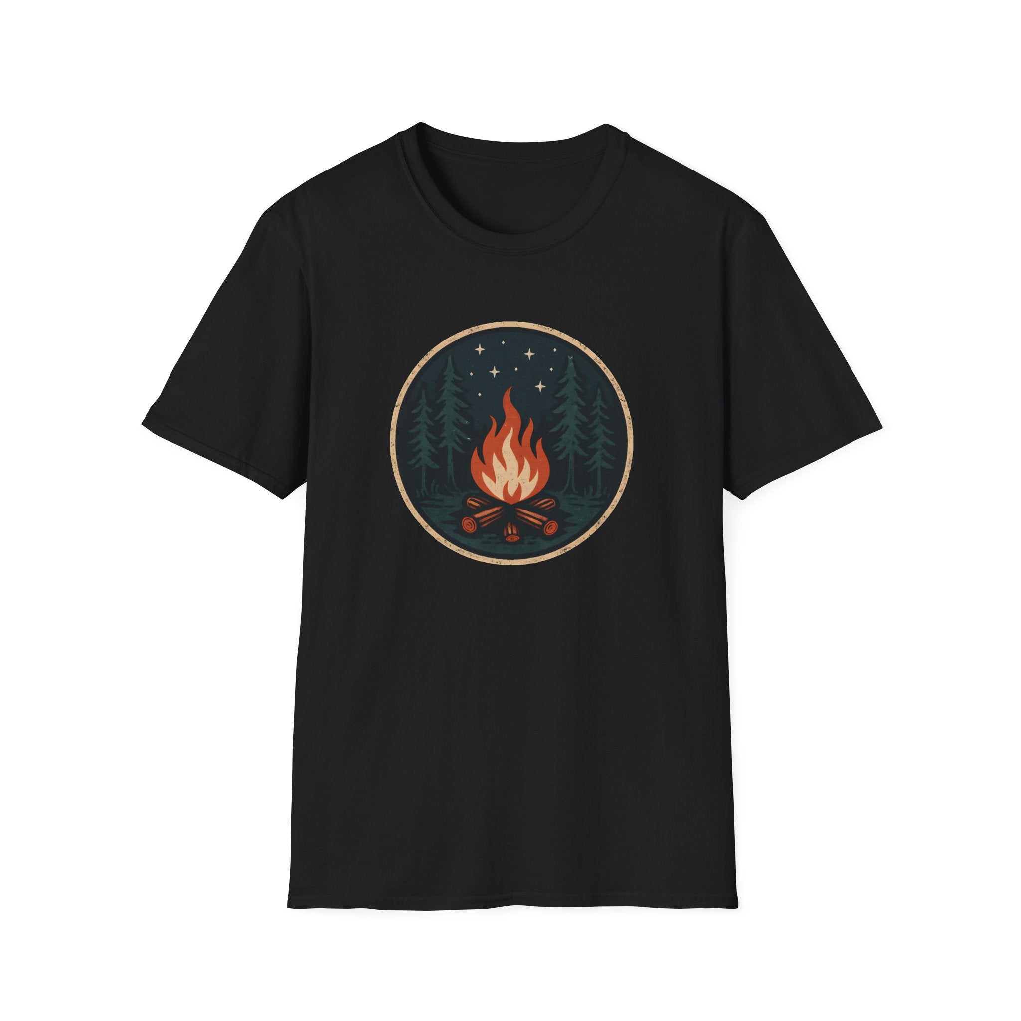Forest Campfire at Night T-Shirt