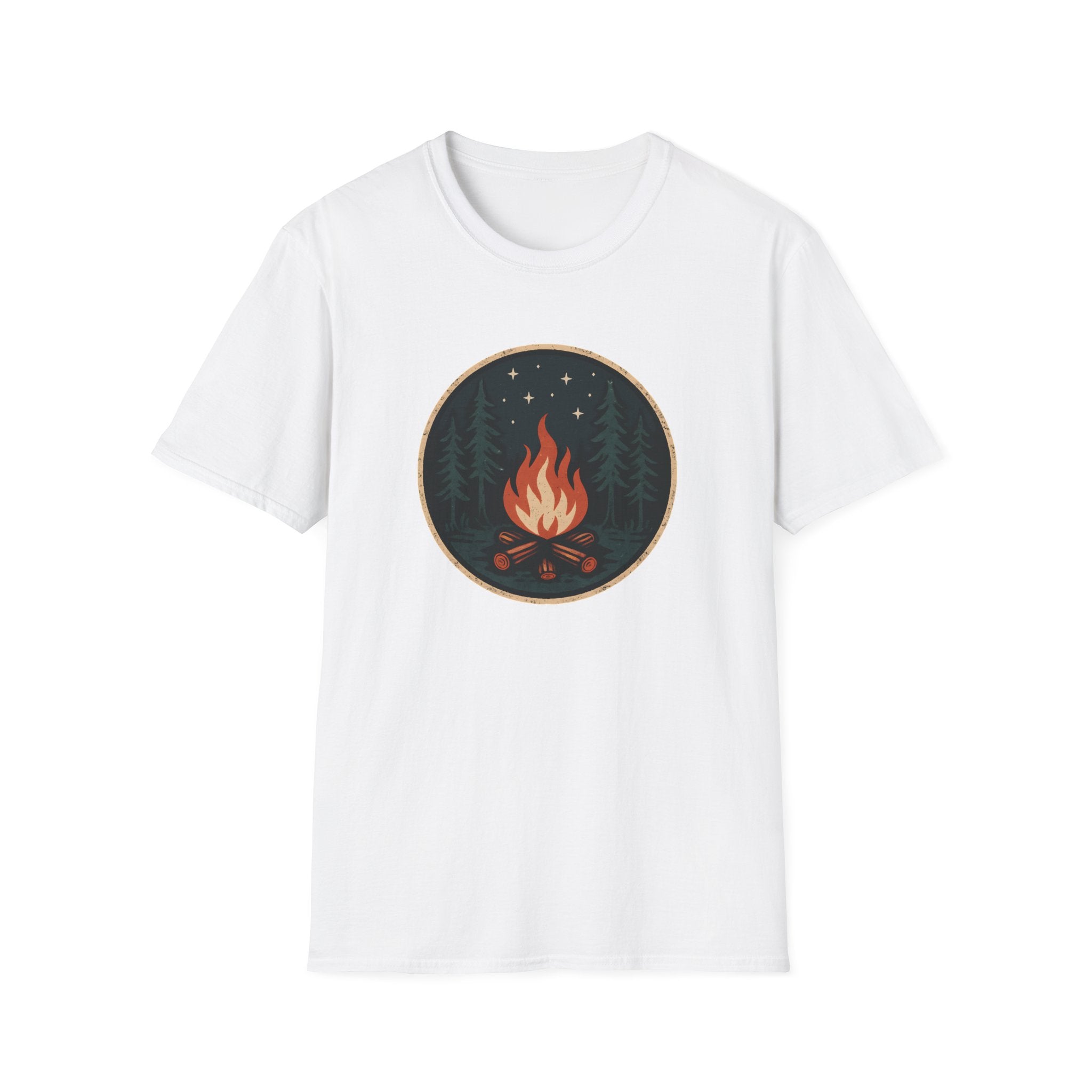 Forest Campfire at Night T-Shirt