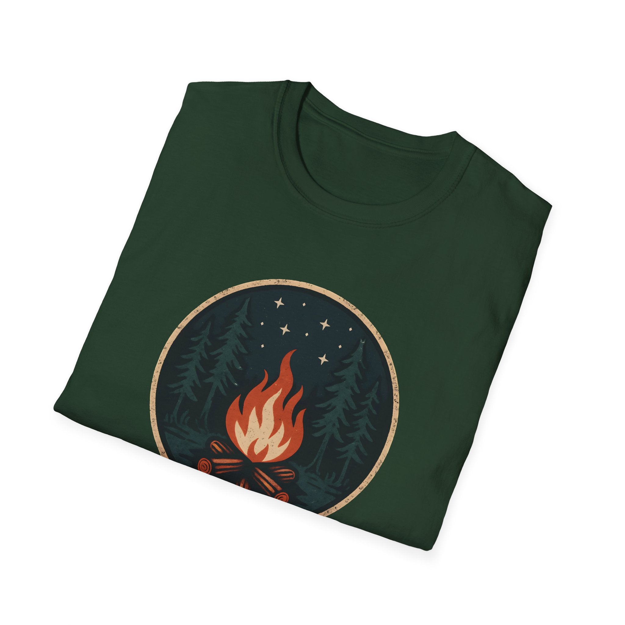 Forest Campfire at Night T-Shirt