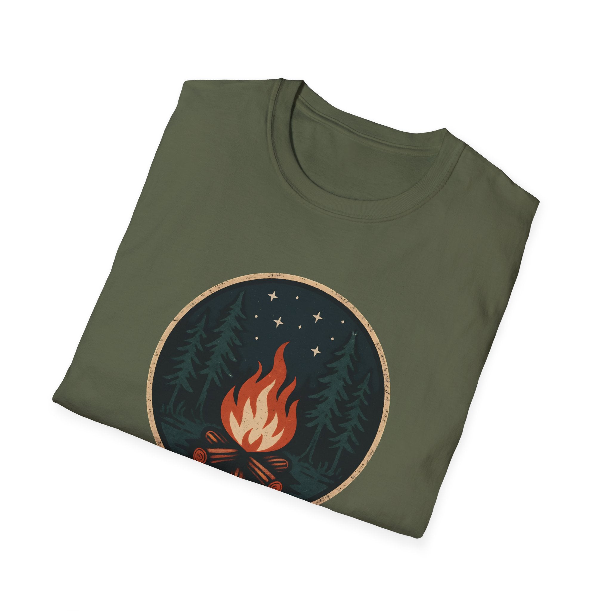Forest Campfire at Night T-Shirt