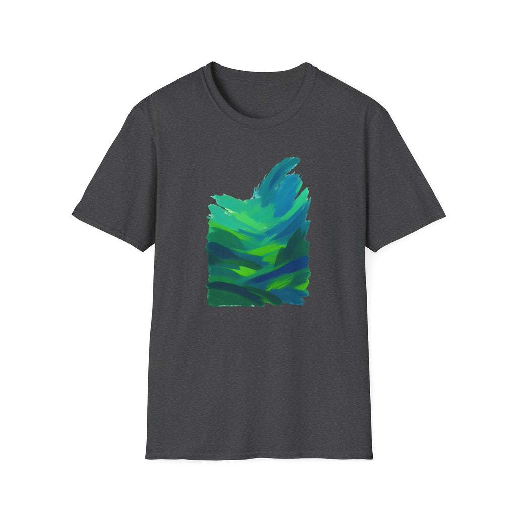 Abstract Green Landscape T-Shirt