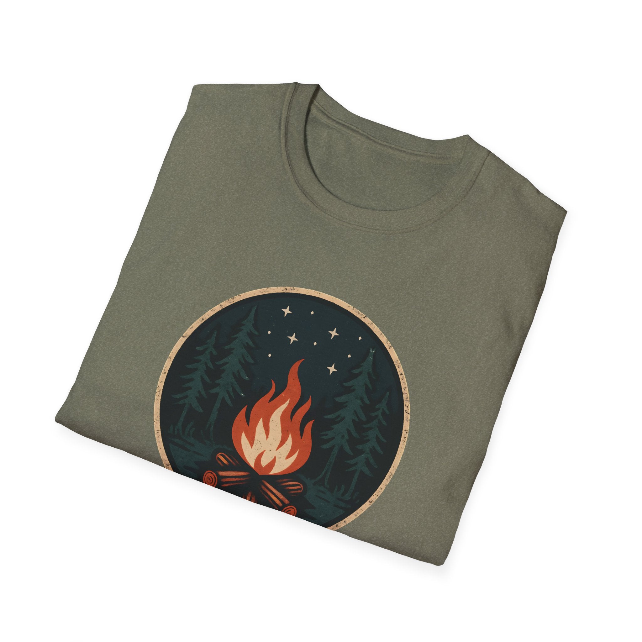 Forest Campfire at Night T-Shirt