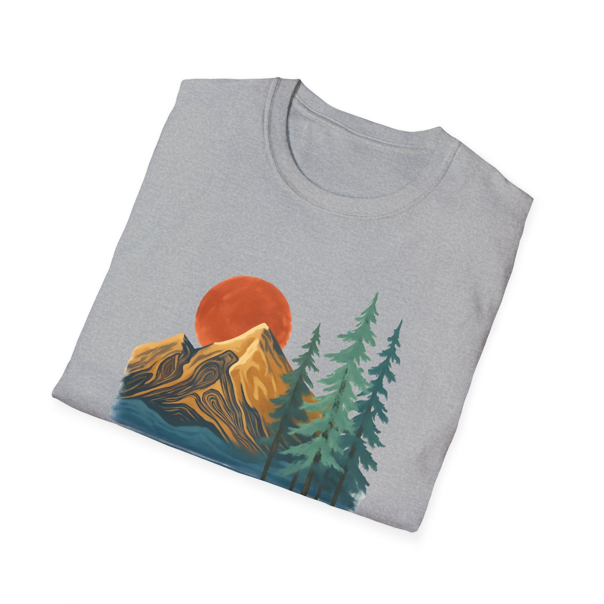 Sunset Mountain Scene T-Shirt
