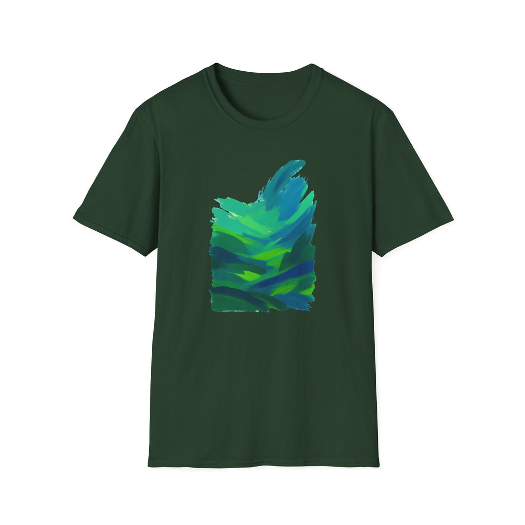 Abstract Green Landscape T-Shirt