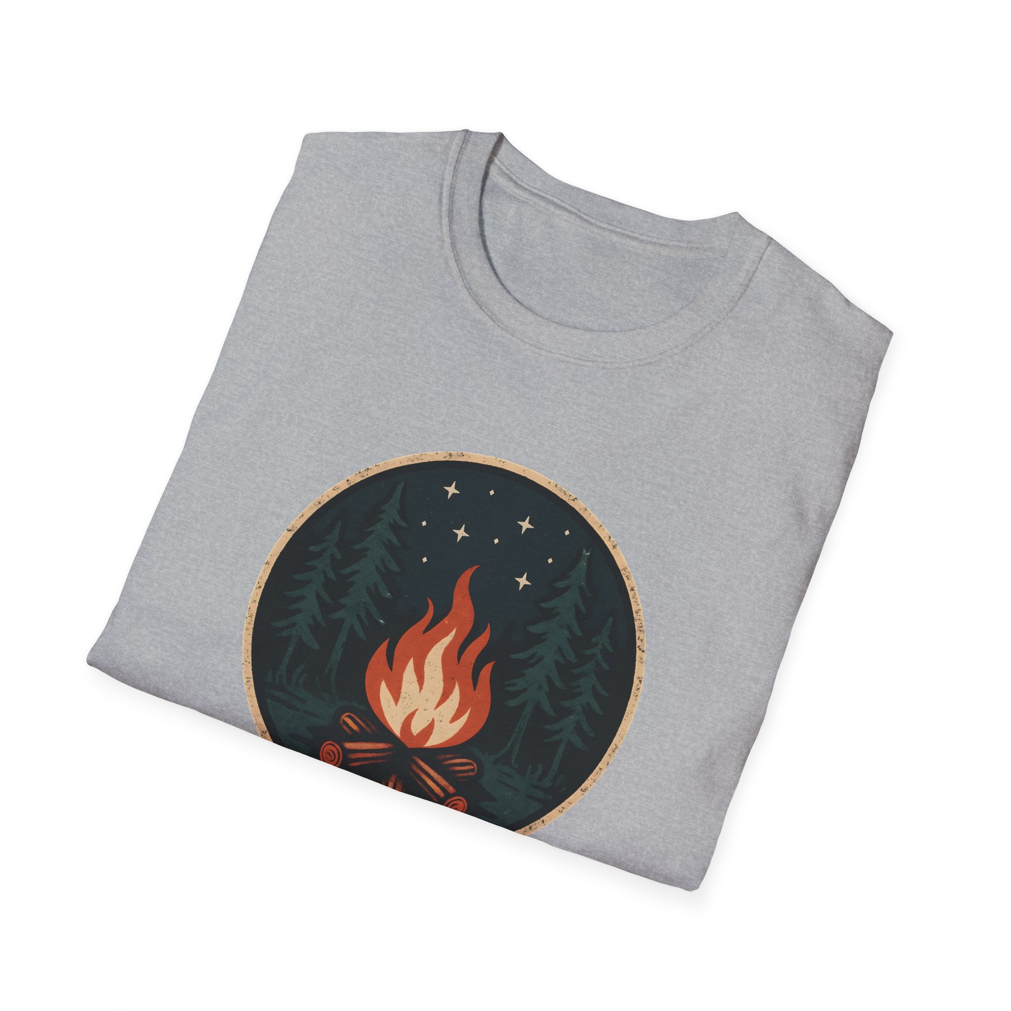 Forest Campfire at Night T-Shirt